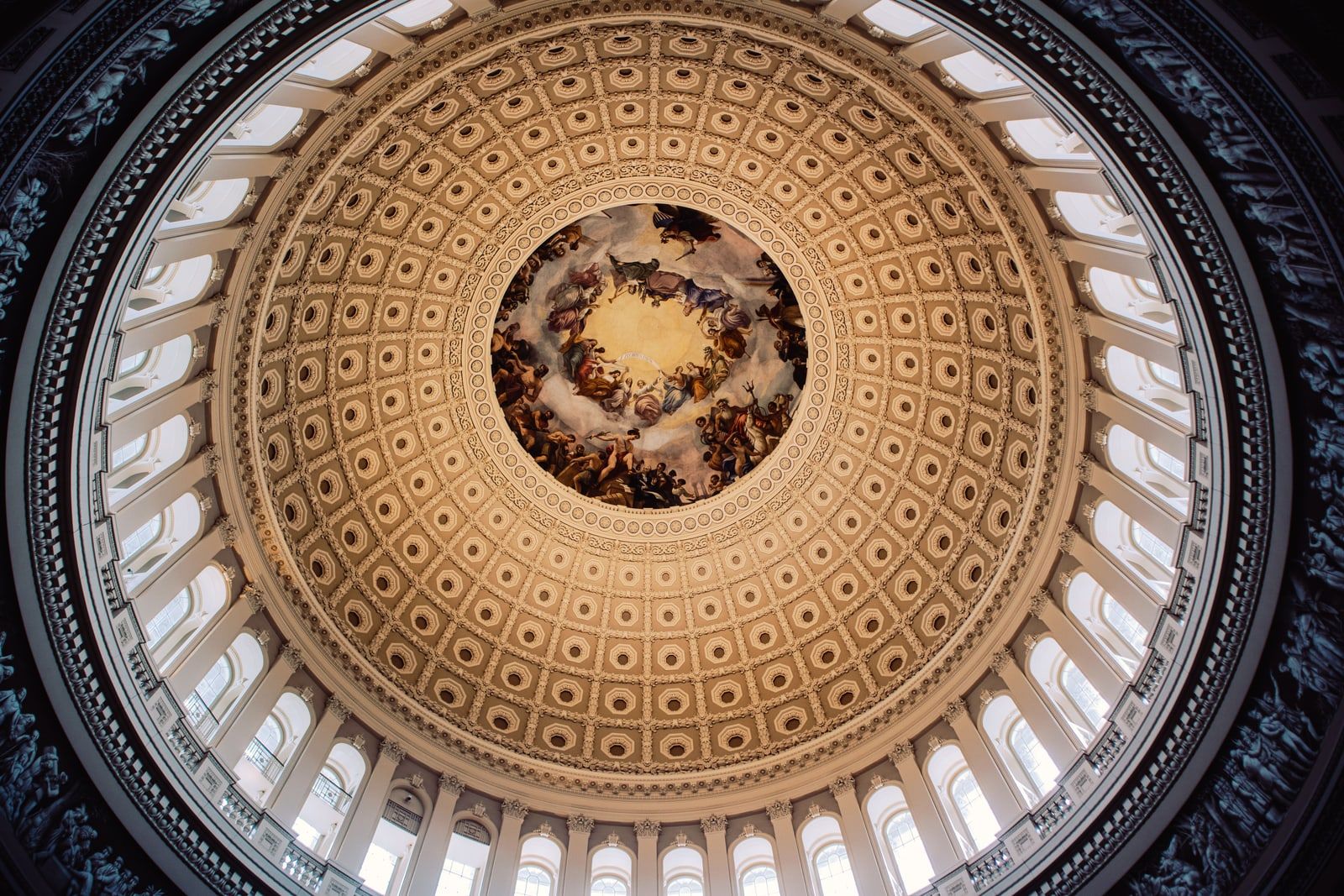 The dome of the United States Capitol in Washington
