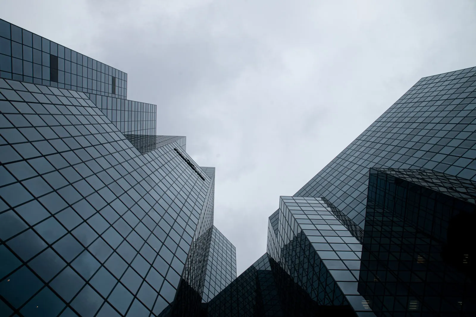 Office towers in a city financial district