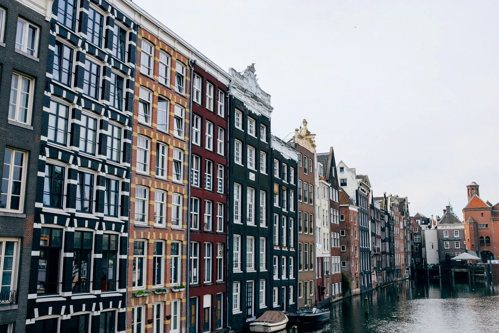 Canal houses in a Dutch city