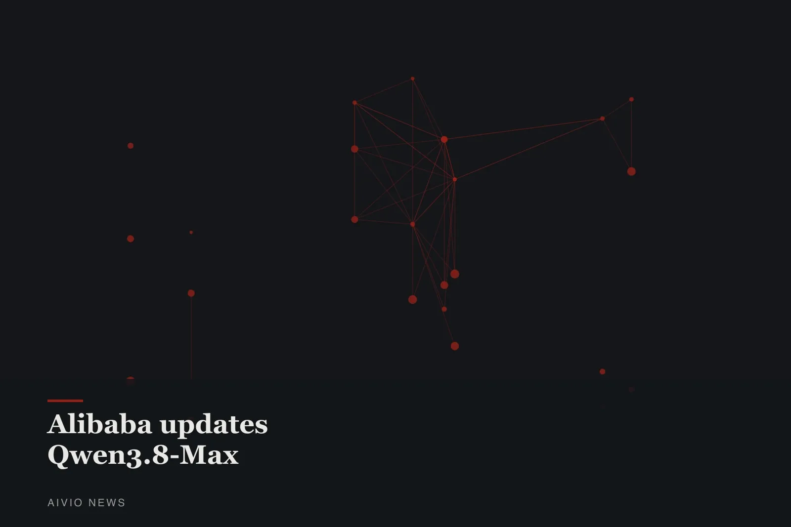 Gráfico abstracto de Aivio News que acompaña a la noticia sobre La instantánea Qwen3.8-Max-0902 de Alibaba se sitúa primera en CodeArena.